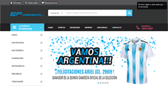 Desktop Screenshot of efcomponentes.com.ar