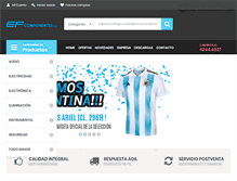 Tablet Screenshot of efcomponentes.com.ar